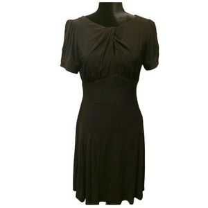 ESSENTIALS by JBS Black Twist Neck Dress